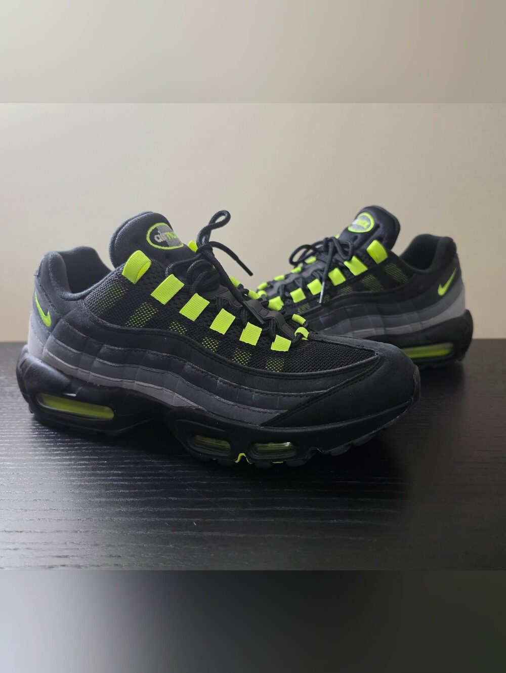 2023 Nike Air Max 95 OG Reverse Neon Volt Black